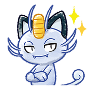 AlolanMeowthLineSticker