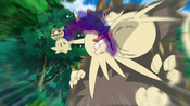 Mimikyu uses Shadow Claw on Raticate