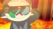 Pancham wearing designer sunglasses during the Fleurrh City Showcase