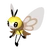 0743Ribombee Pokémon HOME