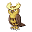 Noctowl's Ruby and Sapphire sprite