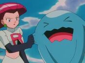 Jessie pinches Wobbuffet