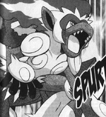 Platinum lent Chimler, when it was still a Monferno, from Pearl to use it in her battle against Maylene. Maylene saw Platinun using Monferno and Chatot, not knowing they weren't from her, and asked her to use those two Pokémon in Platinum's battle against her.