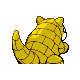 Sandshrew's Generation IV back sprite