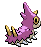 Wurmple's Shiny back sprite