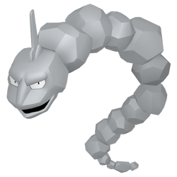 Had a go at trying to 3D render the crystal onix from the anime