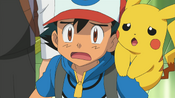 Ash is disappointed to hear the battle field is not prepared yet