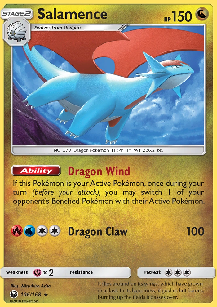 Salamence Celestial Storm Pokemon Wiki Fandom