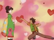 Brock's first flirt