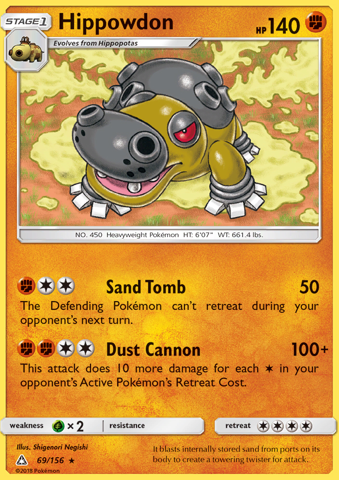 Hippowdon Ultra Prism Pokemon Wiki Fandom