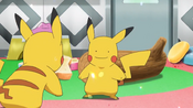 Ditto transformed into Pikachu