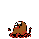 0050Diglett G.png (3 KB) Diglett's Pokémon Gold Version sprite