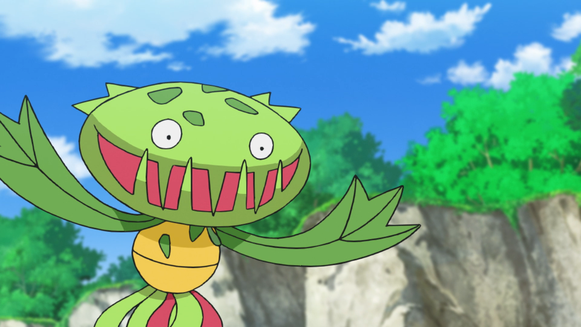 X 上的 Es Pokémon：「#PokemonesReales Carnivine: Planta carnivora   / X