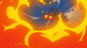 Litten is not powerful enough to defeat Torracat