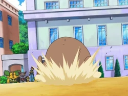 Dig being used by Dawn's Piloswine.