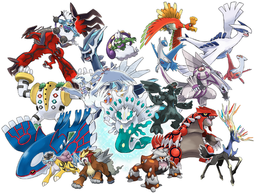 pokemon x and y legendary pokemon list