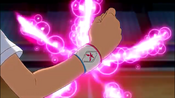 Ash's Dynamax Band starting to glow