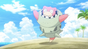 Mega Slowbro in the anime