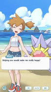 Misty with her Starmie.