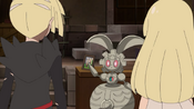 Lillie and Gladion realize Magearna is the key to finding their father