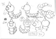 Weedle concept art