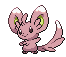 Minccino's Pokémon Black Version and Pokémon White Version Shiny sprite