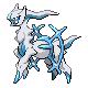 Arceus ice-type in Diamond and Pearl