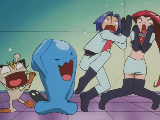 Wobbuffet плаши Team Rocket.