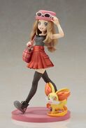 Figure of Serena with Fennekin