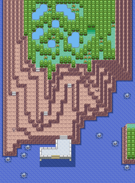 pokemon emerald sea map