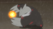 Focus Blast being used by Iris' Excadrill.