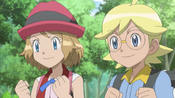 Serena and Clemont