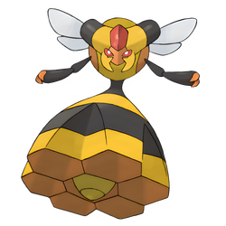 Vespiquen, an evolved form exclusive to female Combee.