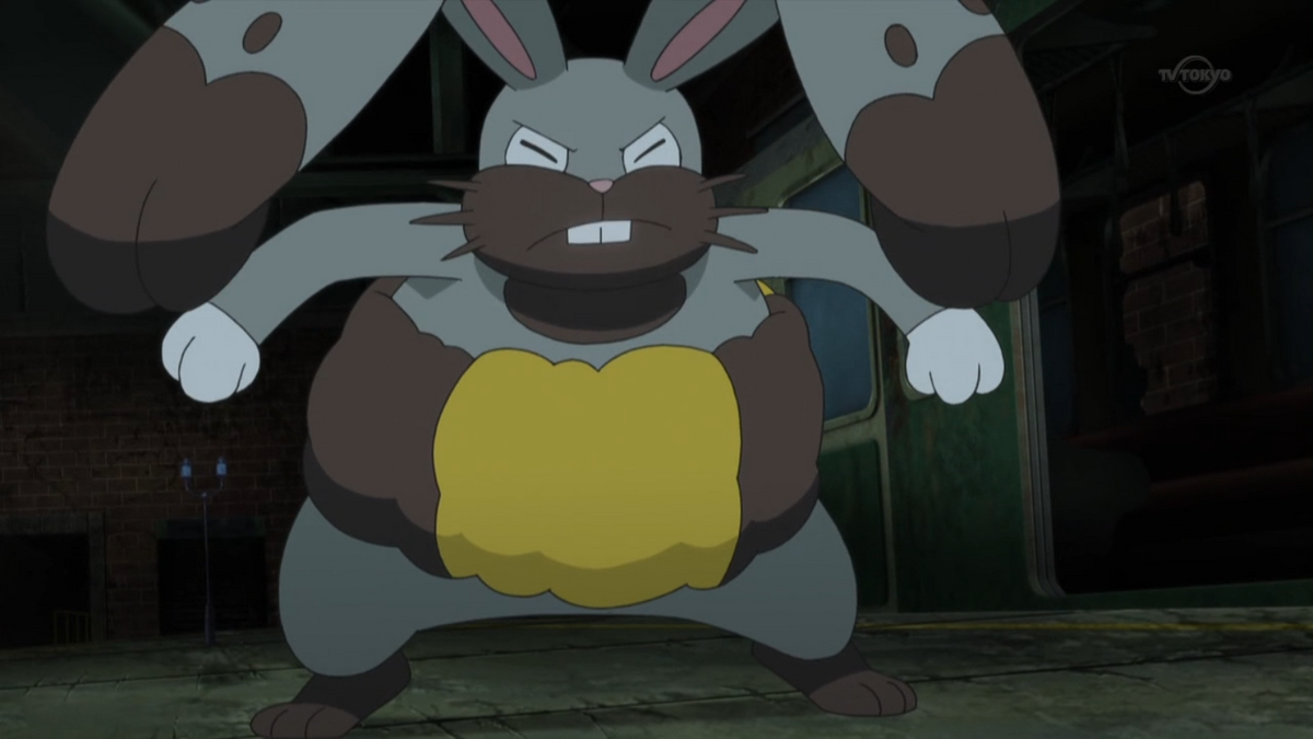 Smiling Pokémon of the Day on X: The smiling Pokémon of the day is  Diggersby! This big buff bunny is a beloved, brawny and bold. Behind his  boisterous bullishness is a brilliant