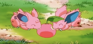 Pink versions of both Nidoran♀ and Nidoran ♂