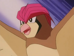Benji's father had a Pidgeotto, who used Gust to put his son's Ledian to the test.
