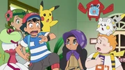 Hapu startles everyone with her sudden appearance.
