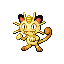 Meowth's FireRed and LeafGreen sprite