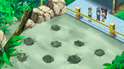 Sandile made holes