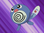 Kenny was accompanied with a Poliwag. Poliwag was lost, but eventually found and returned by the heroes. Max also used Poliwag during his battle against Tommy.