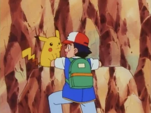 Ash's climbing skills.