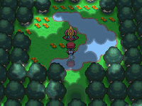 Cresselia on Fullmoon Island in Pokémon Platinum Version