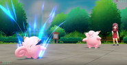 Minimize depicted in Pokémon: Let's Go, Pikachu! and Pokémon: Let's Go, Eevee!