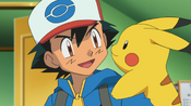 Ash and Pikachu are ready for a new adventure