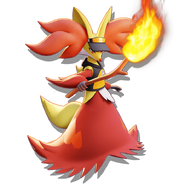 655Delphox Orange Style Pokémon UNITE