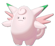 Clefable's Sword and Shield shiny sprite