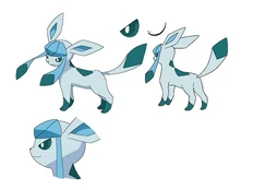 Concept artwork of Glaceon