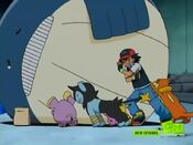 Ash and the Pokémon push