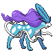 Suicune's HeartGold and SoulSilver sprite