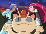 Meowth's first appearance in TB002.